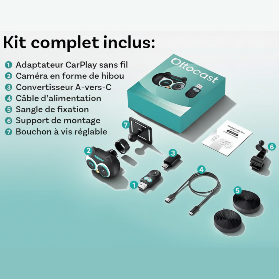 Adaptateur CarPlay Ottocast PRO®